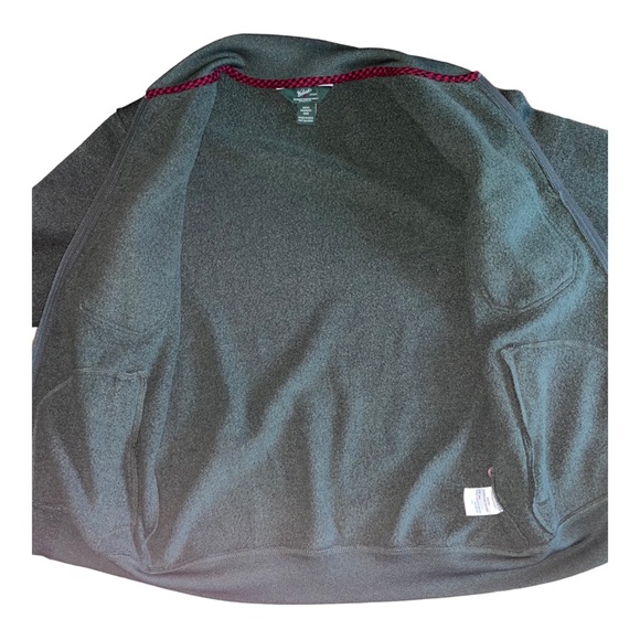 Woolrich everglade heather men’s zip up sweaters medium green 100% polyester - Picture 3 of 8